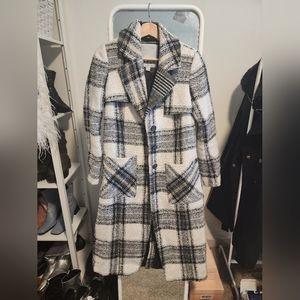 NVLT Plaid Boucle Coat